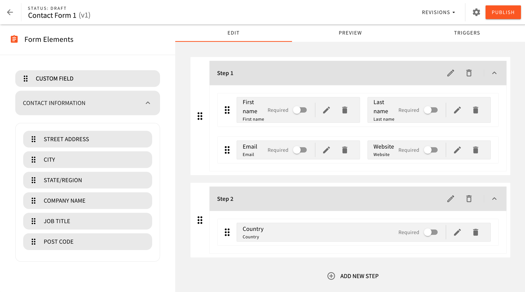 Multi-step Forms